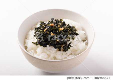 Shiso wakame furikake with salmon and cod roe Shiso wakame furikake with salmon and cod roe 108988877