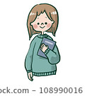 Bob girl with a notebook 108990016