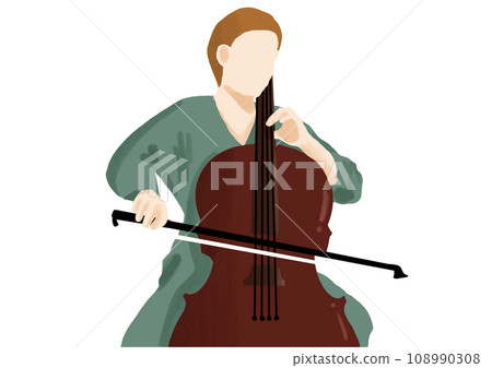 person with violin 108990308