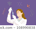 Scientist woman testing something in lab 108990838