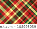 Seamless red diagonal tartan plaid pattern 108993039