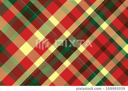 Seamless red diagonal tartan plaid pattern Seamless red diagonal tartan plaid pattern 108993039