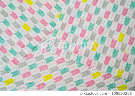 Background material Japanese pattern origami Background material Japanese pattern origami 108993298