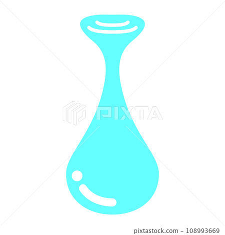 簡單的水滴說明即將掉落圖標 108993669