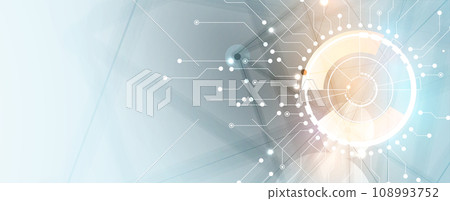 Technology Network Vector Background.. Science and technology presentation background. Big data connectivity software development wallpaper Technology Network Vector Background.. Science and technology presentation background. Big data connectivity software development wallpaper 108993752
