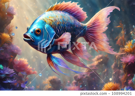 the artistic render of fish fantasy magic fairytale style intricate background appealing precious the artistic render of fish fantasy magic fairytale style intricate background appealing precious 108994201