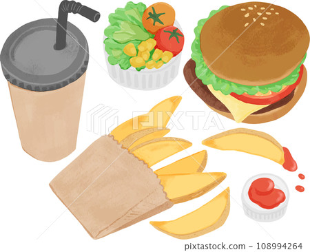 Hamburger set Hamburger set 108994264