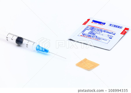 注射器和消毒的圖像 注射器和消毒的圖像 108994335