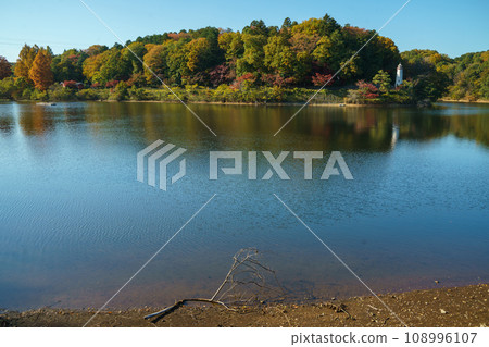 Lake Miyazawa in autumn 108996107
