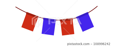 Flags Garland Flags Garland 108996242