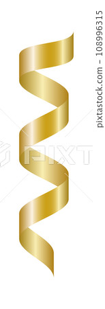 Golden Spiral Ribbon Element Golden Spiral Ribbon Element 108996315