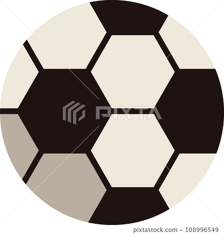 Soccer Ball Vector Illustration Simple Style Set 108996549