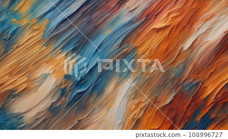 Multi-layered oil paint background colorful 108996727