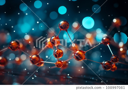 Neural network with electrical activity of neuron cells, 3D rendering illustration. Neuroscience, neuroscience, nervous system and impulse, brain activity, microbiology concepts. The artist's vision. Neural network with electrical activity of neuron cells, 3D rendering illustration. Neuroscience, neuroscience, nervous system and impulse, brain activity, microbiology concepts. The artist's vision. 108997081