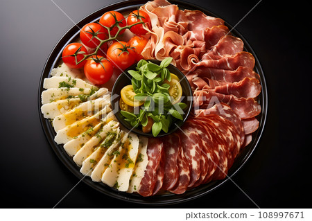 food, ham, prosciutto 108997671