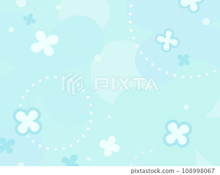 Cute floral background with a heartwarming atmosphere 108998067