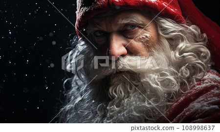 dramatic portrait of Santa Claus dramatic portrait of Santa Claus 108998637