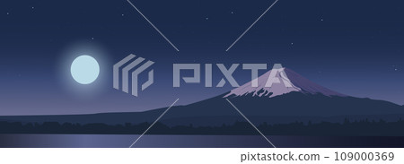 Mount Fuji nigh view of the landmark of Japan Mount Fuji nigh view of the landmark of Japan 109000369
