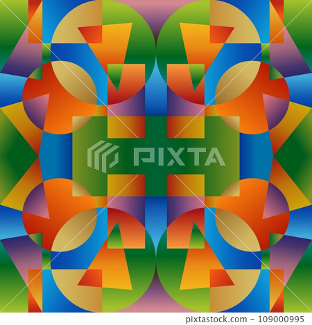Seamless background with colorful geometric pattern. Seamless background with colorful geometric pattern. 109000995