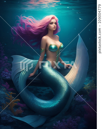 Mermaid “AI generated image” 109004779