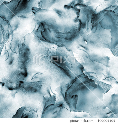 Abstract watercolor liquid stains luxury seamless background 109005305