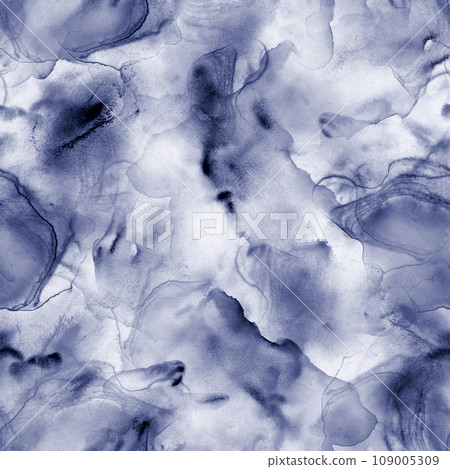 Abstract watercolor liquid stains luxury seamless background 109005309