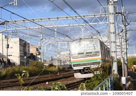 Tokaido Line Kamakura (passenger freight) railroad crossing 109005407