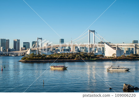 俯視從台場的彩虹橋 109006220
