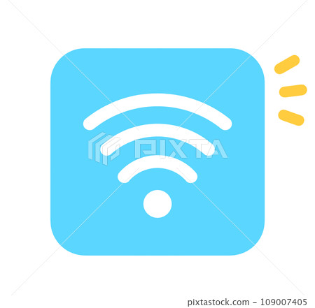 Simple light blue Wi-Fi app 109007405