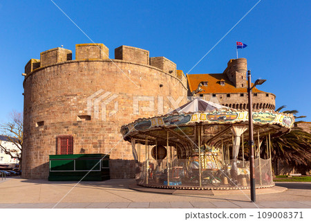 Chateau Saint-Malo castle, Brittany, France 109008371
