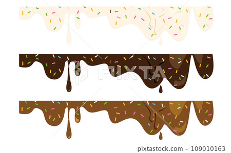 融化的巧克力插圖集 融化的巧克力插圖集 109010163