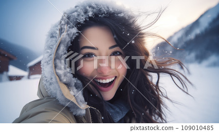 snowy, skiing, snowboard 109010485