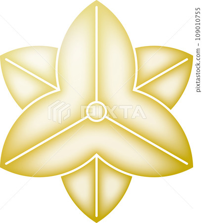 Family crest: Yae Mukosawa [gold] 109010755