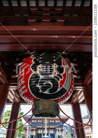 [Kanagawa Prefecture] Kawasaki Daishi's large lantern with a profound atmosphere and history 109011189