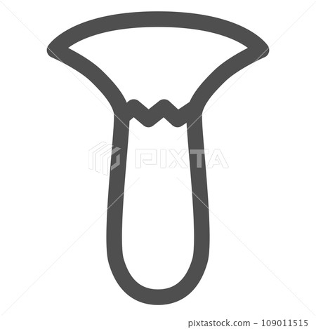 線條畫簡單蘑菇單項圖示 Eringi 109011515