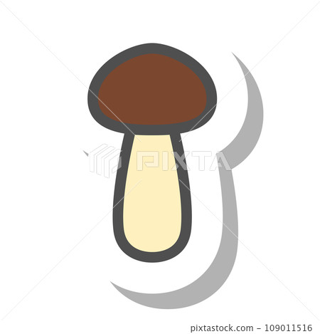 貼紙風格簡約蘑菇單品圖示蘑菇 109011516