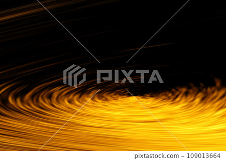 Background material with the image of a warp in outer space (image of a wormhole / black hole) 109013664