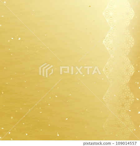 Vector background illustration arranging traditional Japanese patterns 109014557