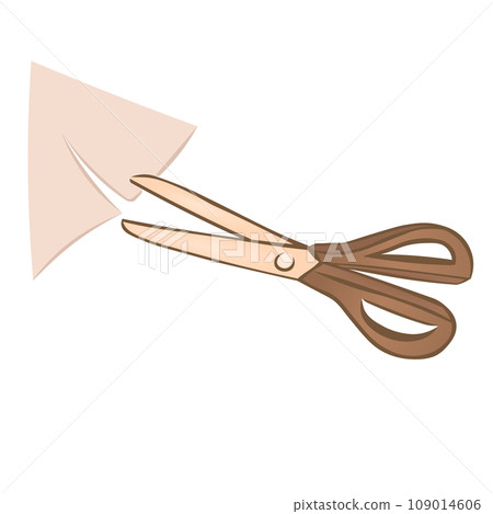 Vector illustration of scissors Vector illustration of scissors 109014606