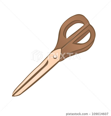 Vector illustration of scissors 109014607