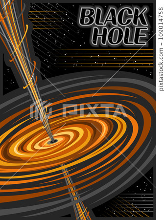 Vector Poster for Black Hole Vector Poster for Black Hole 109014758