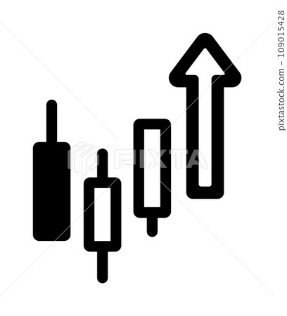 股票投資/資產管理向量圖示插畫/股價上漲 股票投資/資產管理向量圖示插畫/股價上漲 109015428