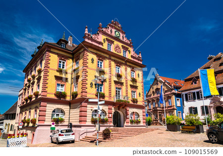 Architecture of Herbolzheim, a town in Baden-Wuerttemberg, Germany 109015569