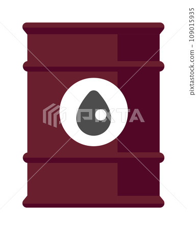 Stock investment/asset management vector icon illustration / crude oil/petroleum 109015935