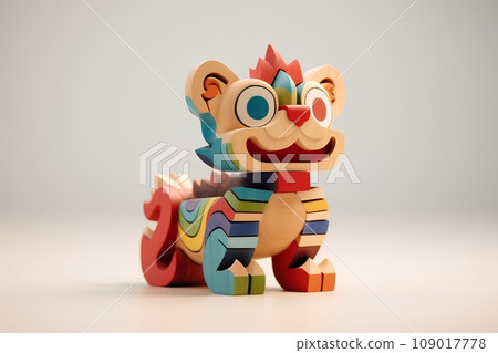Colorful Shisa (3D) Colorful Shisa (3D) 109017778