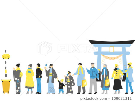 人們排隊迎接新年 人們排隊迎接新年 109021311