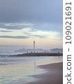 Lighthouse in Casablanca in the fog, Morocco 109021691