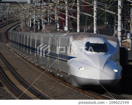 Shinkansen N700A near Seta, Otsu City 109022549