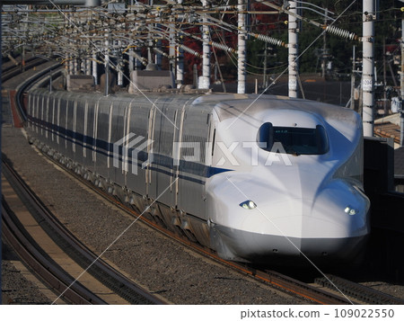 Shinkansen N700A near Seta, Otsu City 109022550