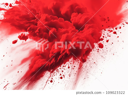 Fantastic texture background with exploding red particles Fantastic texture background with exploding red particles 109023322
